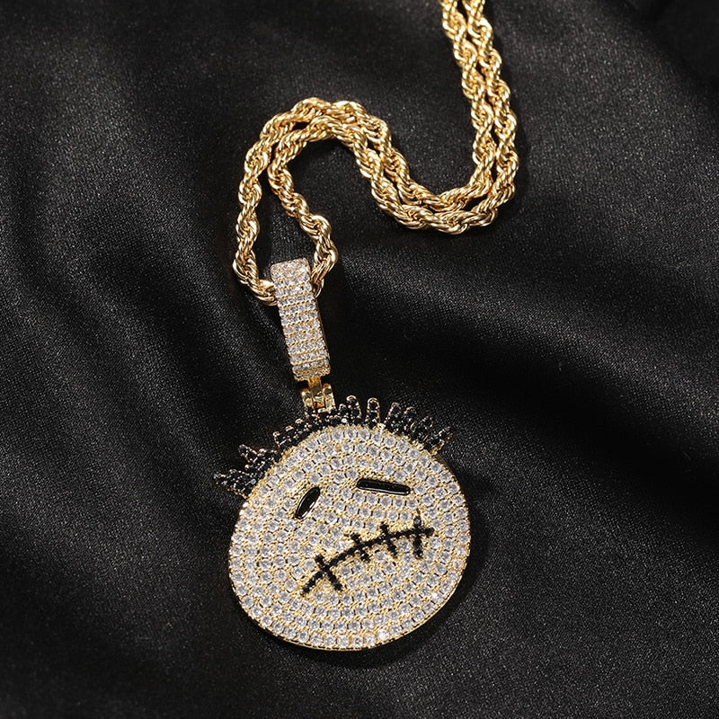Pingente ICE Cactus Bling Travis Scott, com Corrente Rope de brinde - Peça Premium (resistente à água) - ICE BRO JOIAS
