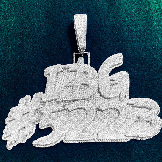 Pingente Personalizado Ice - Com Corrente Cuban Premium ou só Pingente - Peça Premium (resistente à água) - ICE BRO JOIAS