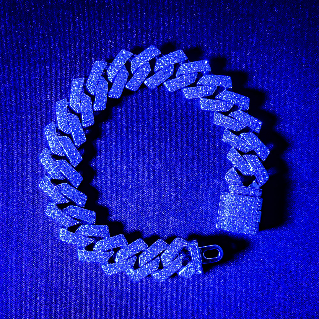 Pulseira Prong 20mm ICE Cravejada - ICE BRO JOIAS