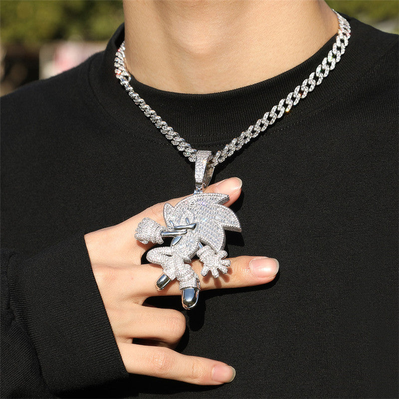 Pingente Sonic ICE - Exclusivo Ice Bro Joias - Peça Premium (resistente à água) - ICE BRO JOIAS