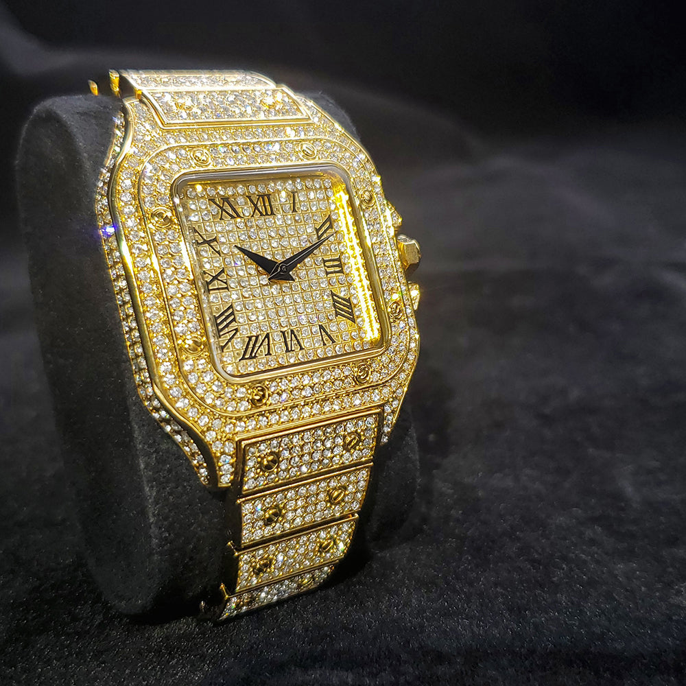 Relógio Luxury Ice Cravejado a mão - ICE BRO JOIAS