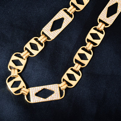 Corrente 14mm Ice 18k ou Prata - ICE BRO JOIAS