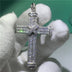 Pingente Cruz banhado a Prata S925 - ICE BRO JOIAS