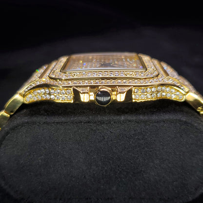 Relógio Luxury Ice Cravejado a mão - ICE BRO JOIAS