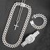 Kit com 5 peças - Corrente Prong 20mm - Exclusivo Ice Bro Joias® - ICE BRO JOIAS