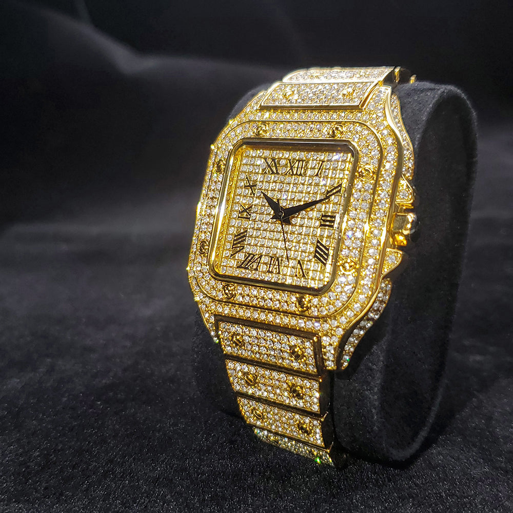 Relógio Luxury Ice Cravejado a mão - ICE BRO JOIAS
