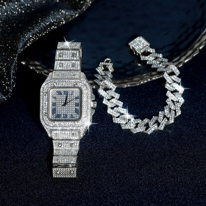 Kit Ice - Relógio Luxury + Pulseira Prong 13mm - Cumprimento 20cm