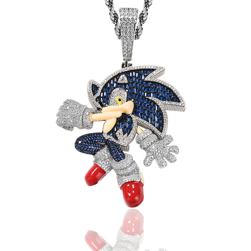 Pingente Sonic ICE - Exclusivo Ice Bro Joias - Peça Premium (resistente à água) - ICE BRO JOIAS