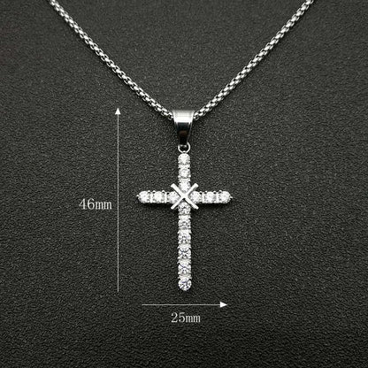 Pingente ICE Cruz - Peça Premium (resistente à água) - ICE BRO JOIAS