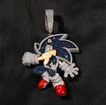 Pingente Sonic ICE - Exclusivo Ice Bro Joias - Peça Premium (resistente à água) - ICE BRO JOIAS