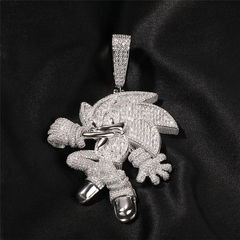 Pingente Sonic ICE - Exclusivo Ice Bro Joias - Peça Premium (resistente à água) - ICE BRO JOIAS