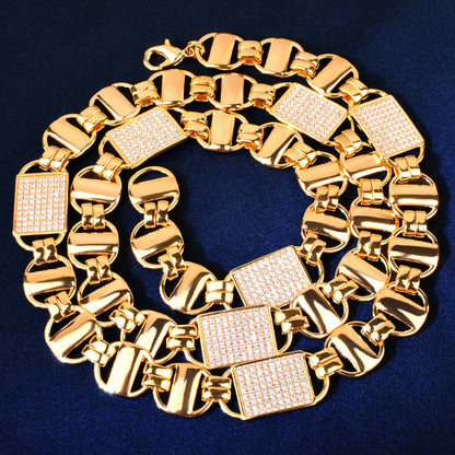 Corrente 14mm Ice 18k ou Prata - ICE BRO JOIAS