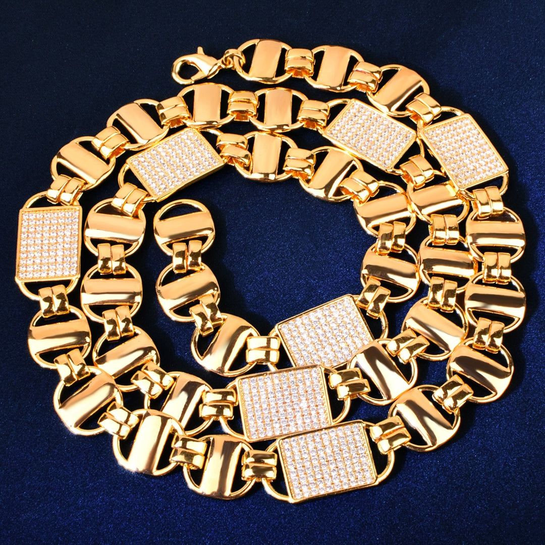 Corrente 14mm Ice 18k ou Prata - ICE BRO JOIAS