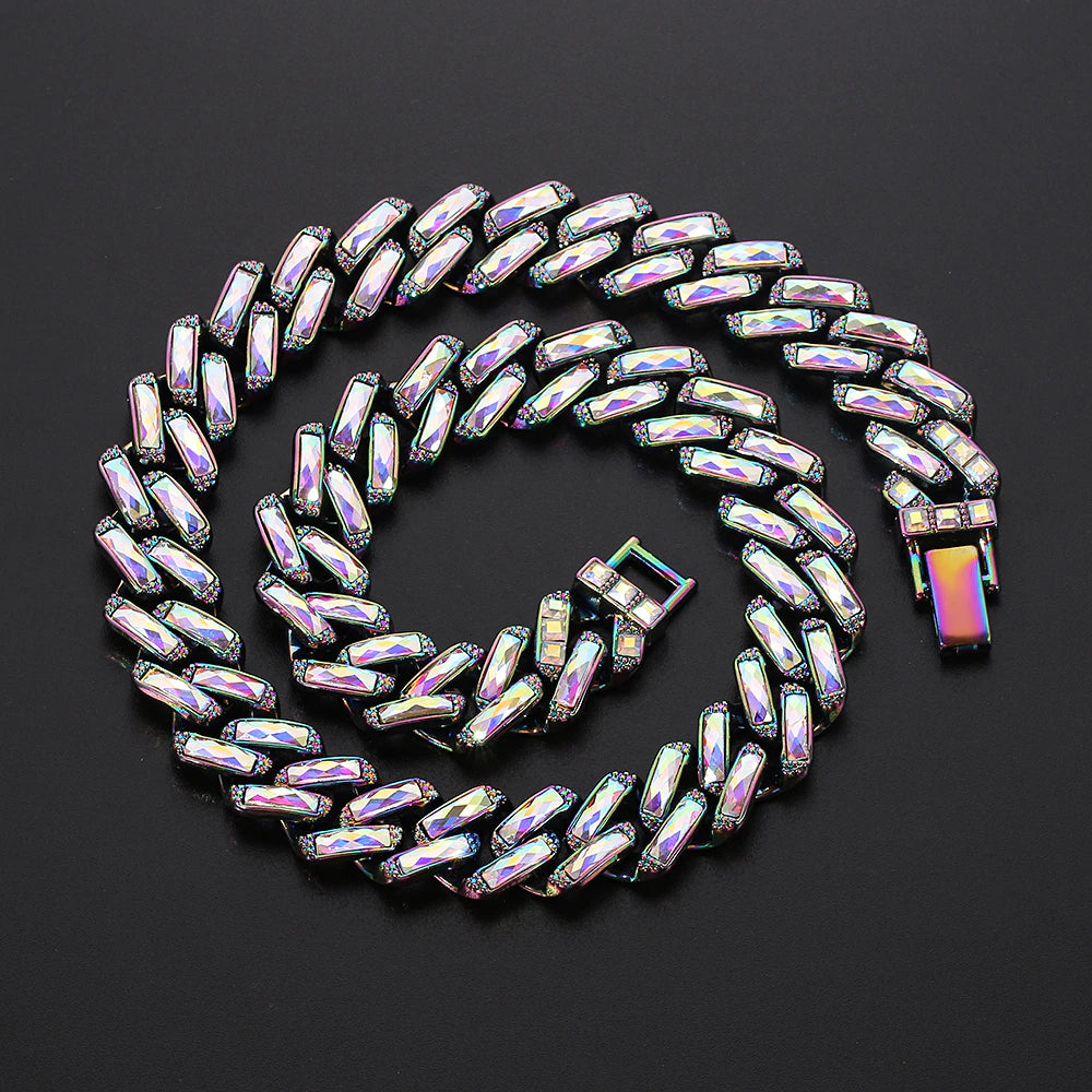 Corrente Prong 13mm Cristais - Muito brilho! - ICE BRO JOIAS