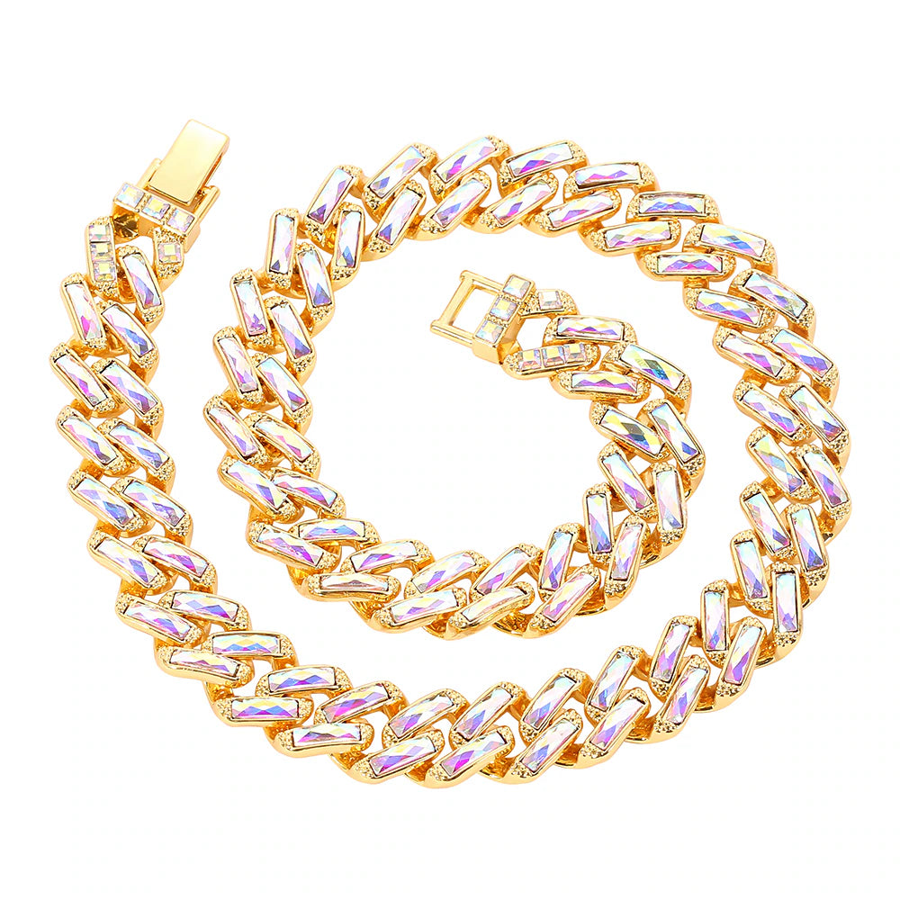 Corrente Prong 13mm Cristais - Muito brilho! - ICE BRO JOIAS