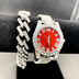 Kit Ice 2 peças - Compre o Relógio Holly e ganhe a Pulseira Prong de 20cm - ICE BRO JOIAS