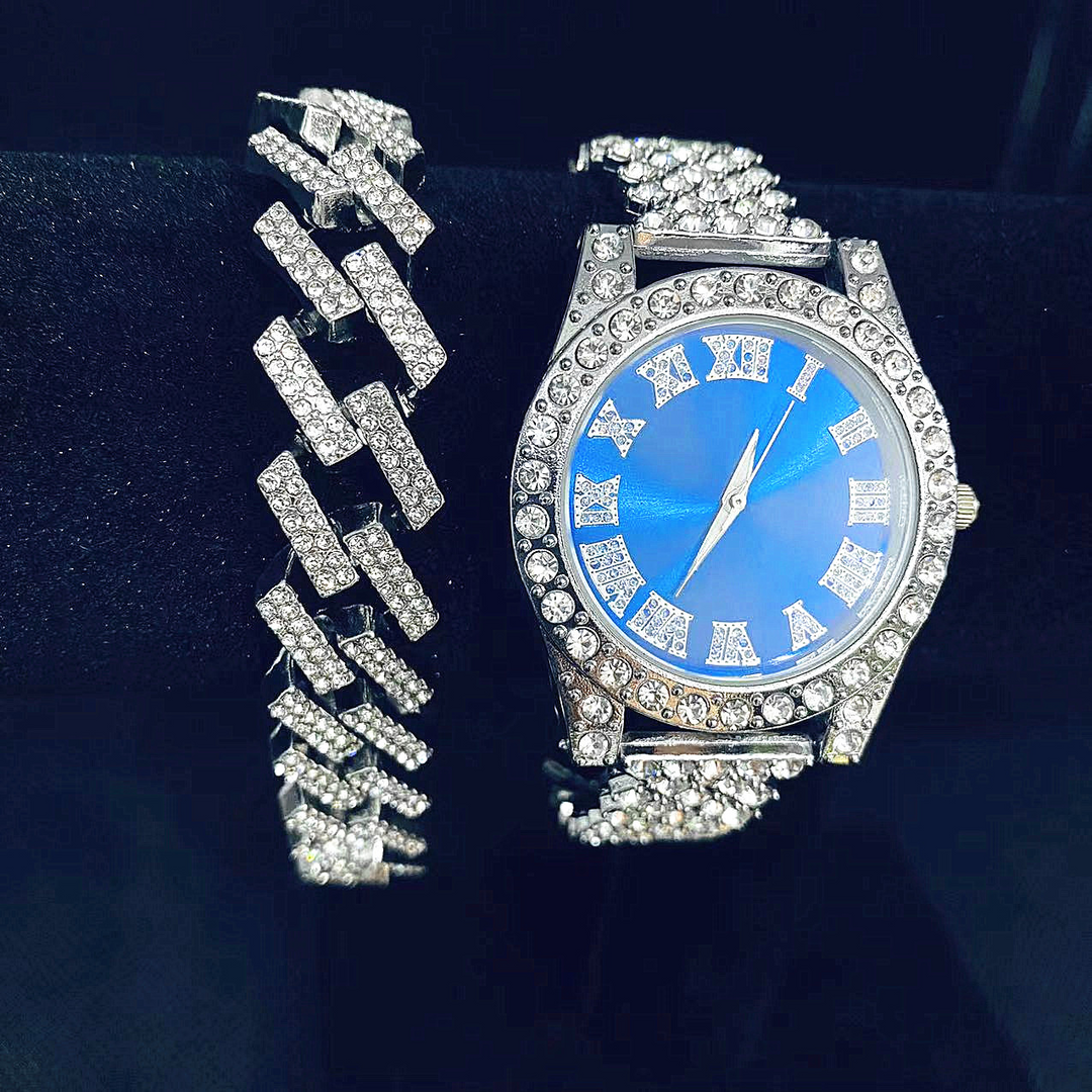 Kit Ice 2 peças - Compre o Relógio Holly e ganhe a Pulseira Prong de 20cm - ICE BRO JOIAS