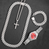 Kit com 5 peças - Corrente Prong 16mm - Exclusivo Ice Bro Joias® - ICE BRO JOIAS