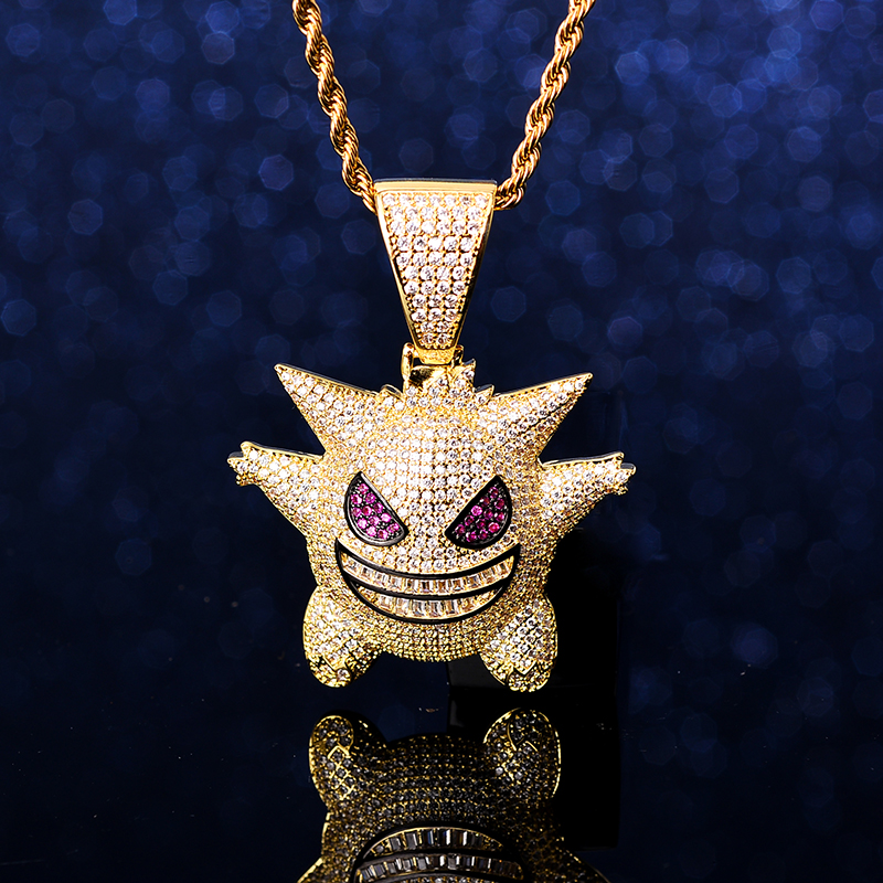 Ao comprar a Corrente Cuban ou Rope ganhe de presente o Pingente Gengar - ICE BRO JOIAS