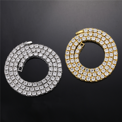 Em Promoção! - Kit Cuban+Riviera - Compre a Corrente Cuban de 13mm e ganhe a Corrente Riviera de 5mm - ICE BRO JOIAS