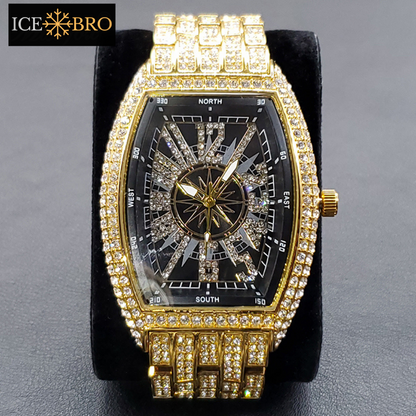 Relógio Compass Ice Cravejado - ICE BRO JOIAS