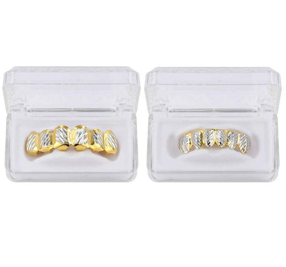 Grillz (avulso) Luxo Cravejado ICE - com Molde de Silicone para ajustar aos dentes - ICE BRO JOIAS