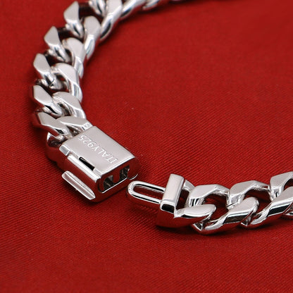 Corrente Prata S925 legitima. 10mm - ICE BRO JOIAS