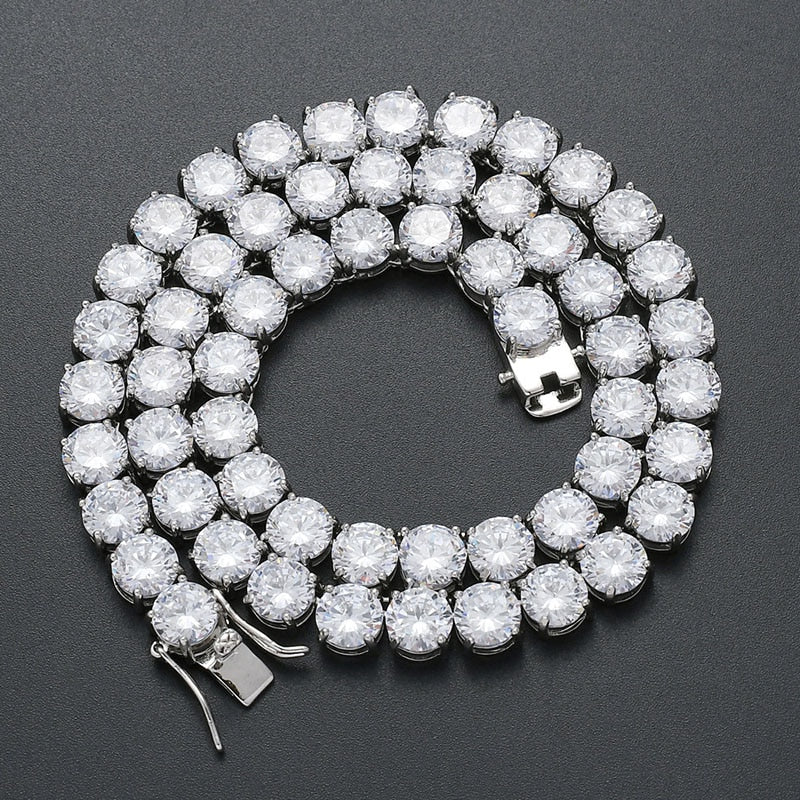 Corrente Riviera 8mm Cravejada ICE - Peça Premium (resistente à água) - ICE BRO JOIAS