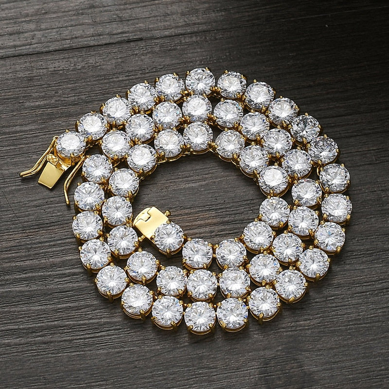 Corrente Riviera 8mm Cravejada ICE - Peça Premium (resistente à água) - ICE BRO JOIAS
