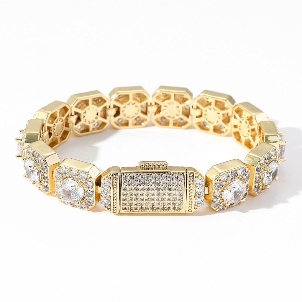 Pulseira Riviera 13mm - Peça Premium (resistente à água) - ICE BRO JOIAS