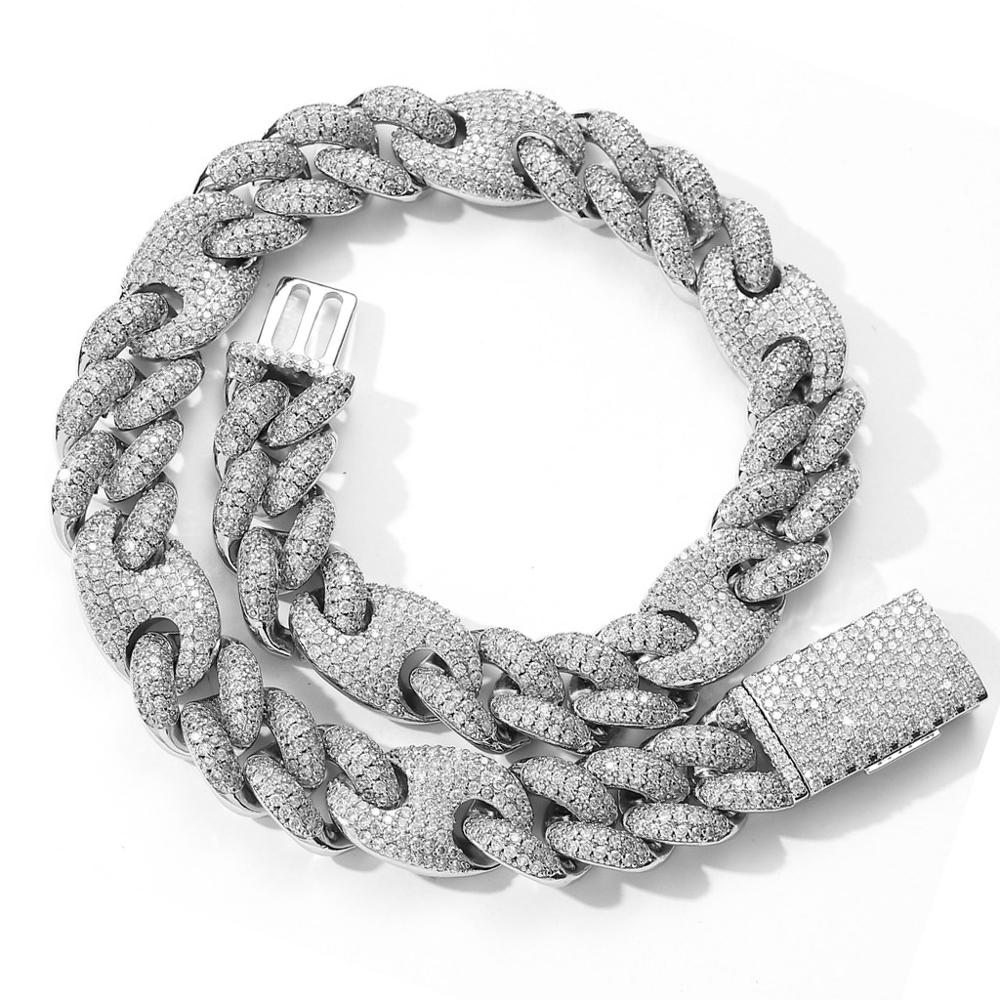 Corrente Cuban 20mm Cravejada ICE - Peça Premium (resistente à água) - ICE BRO JOIAS