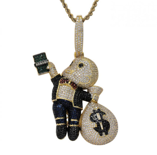 Pingente Chefinho com Corrente Rope de Brinde. - ICE BRO JOIAS