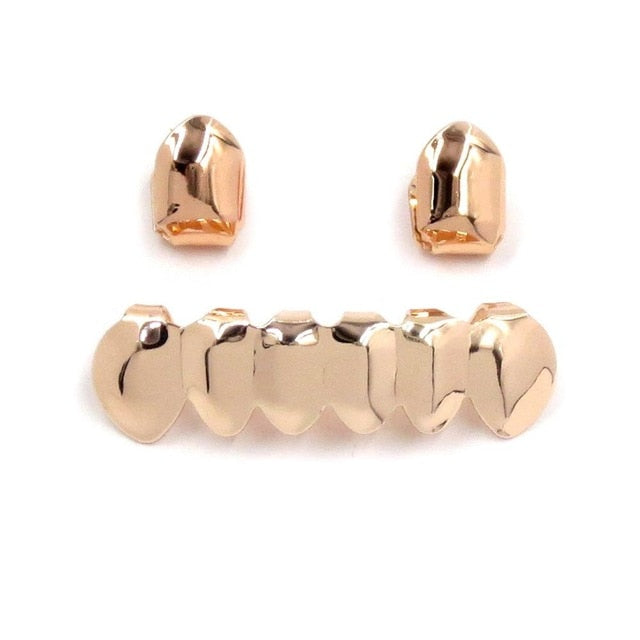 Grillz Luxo Cravejado ICE - com Molde de Silicone para ajustar aos dentes - ICE BRO JOIAS