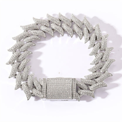Pulseira Spiked 18mm - Peça Premium (resistente à água) - ICE BRO JOIAS
