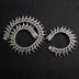 Kit Ice 2 peças - Corrente Spiked  25mm (50cm) + Pulseira Spiked 25mm (20cm) - ICE BRO JOIAS