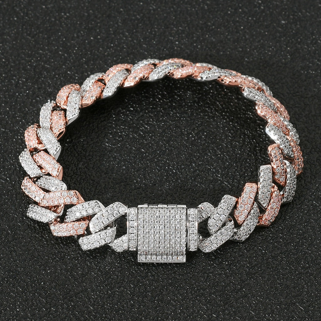 Pulseira Prong 14mm - Peça Premium (resistente à água) - ICE BRO JOIAS
