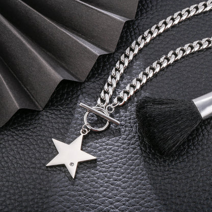 Corrente com Pingente de Estrela elegante - ICE BRO JOIAS