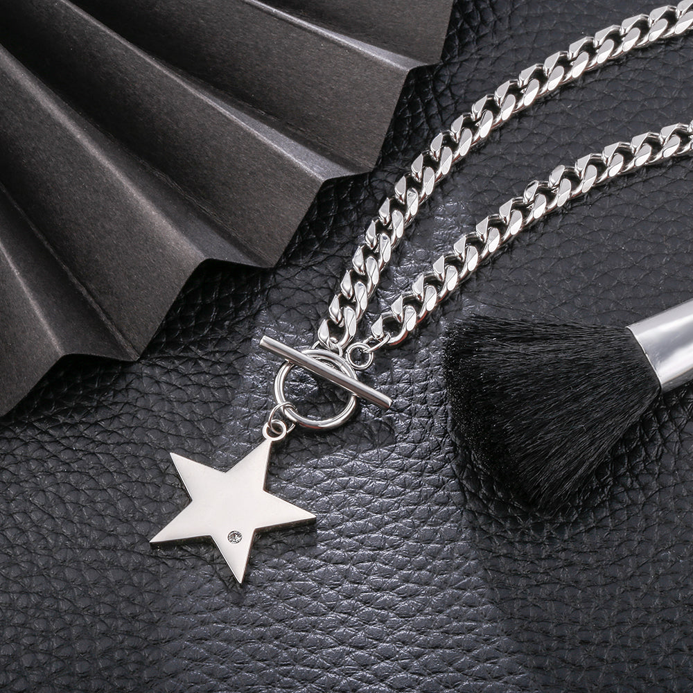 Corrente com Pingente de Estrela elegante - ICE BRO JOIAS