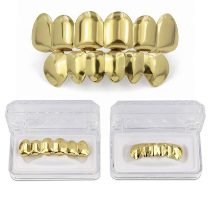 Grillz Luxo Cravejado ICE - com Molde de Silicone para ajustar - ICE BRO JOIAS