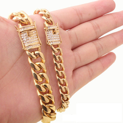 Pulseira Miami Cuban 18k - Peça Premium (resistente à água) - ICE BRO JOIAS