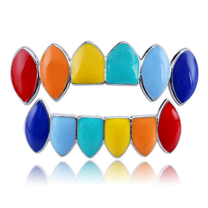 Grillz Luxo Cravejado ICE - com Molde de Silicone para ajustar aos dentes - ICE BRO JOIAS