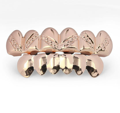Grillz Luxo Cravejado ICE - com Molde de Silicone para ajustar aos dentes - ICE BRO JOIAS