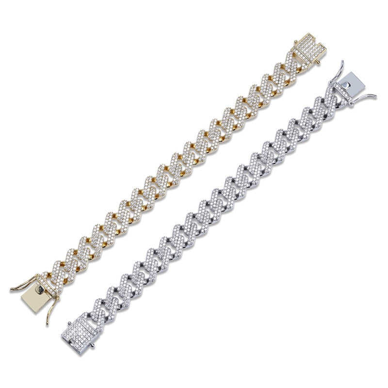 Pulseira Prong 14mm - Peça Premium - ICE BRO JOIAS