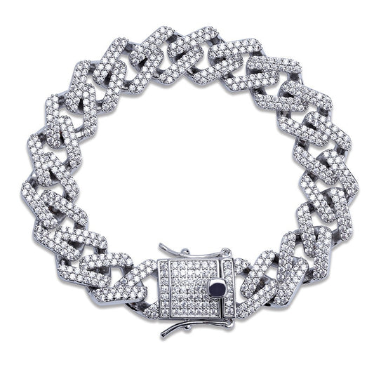 Pulseira Prong 14mm - Peça Premium - ICE BRO JOIAS