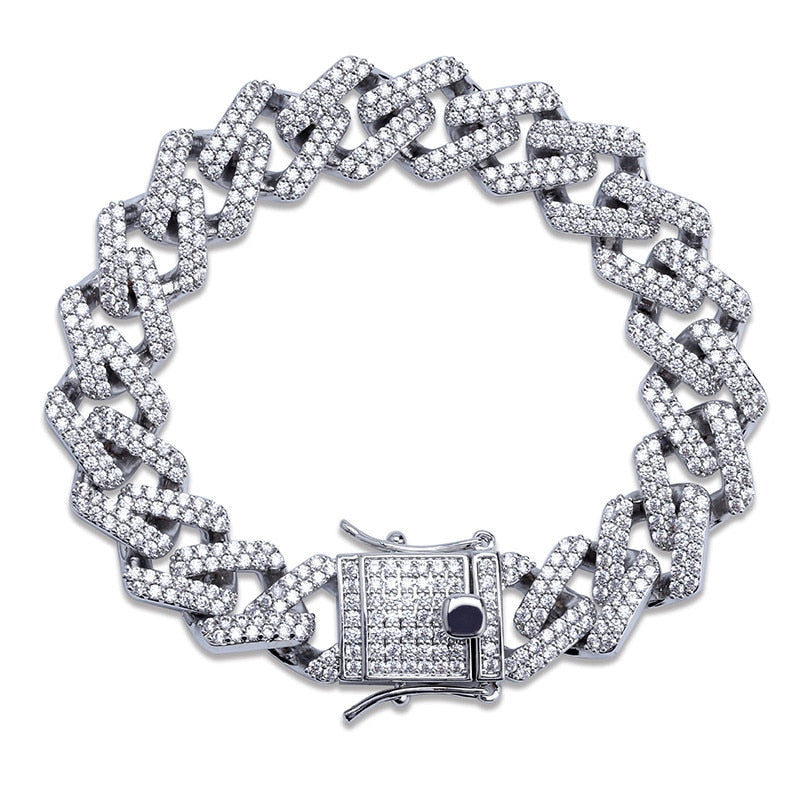 Pulseira Prong 14mm - Peça Premium - ICE BRO JOIAS