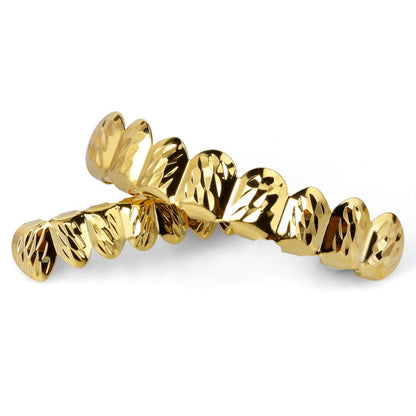 Grillz Luxo Cravejado ICE - com Molde de Silicone para ajustar aos dentes - ICE BRO JOIAS