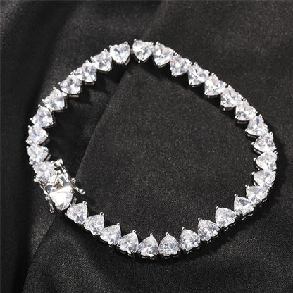 Pulseira Riviera Coração - Peça Premium (resistente à água) - ICE BRO JOIAS