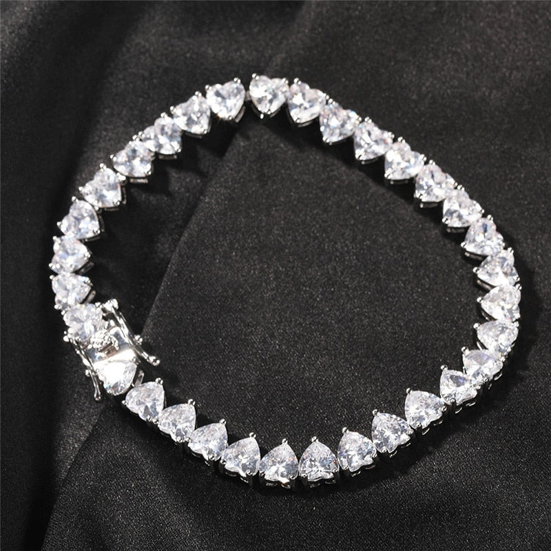 Pulseira Riviera Coração - Peça Premium (resistente à água) - ICE BRO JOIAS