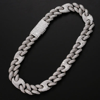 Corrente Cuban 20mm Cravejada ICE - Peça Premium (resistente à água) - ICE BRO JOIAS