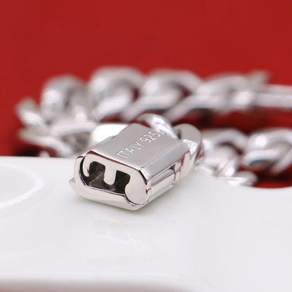 Corrente Prata S925 legitima. 10mm - ICE BRO JOIAS